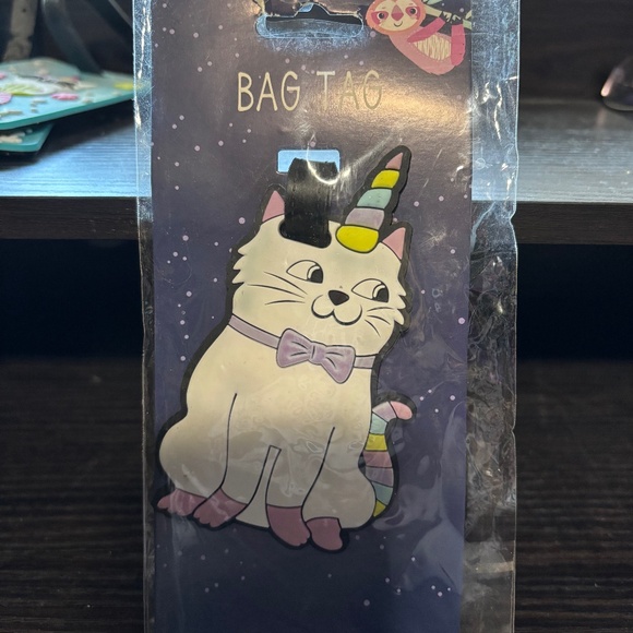 UNICORN CAT LUGGAGE TAG - Picture 1 of 1